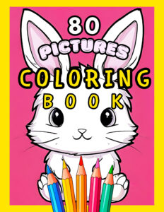 E-book - 80 Pictures Children Coloring Book